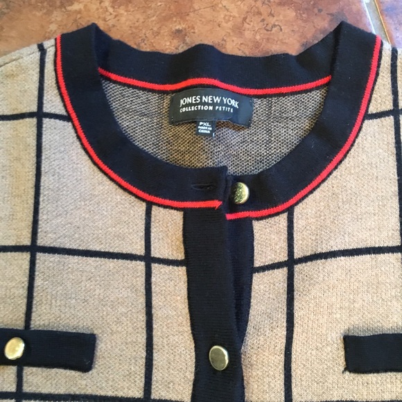 Jones New York classic cardigan - Picture 2 of 2